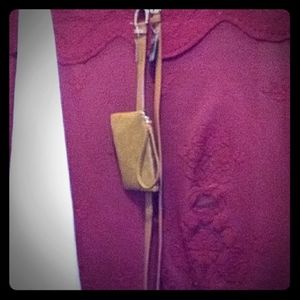 Double belts with a pouch/ Stone &Company Leather